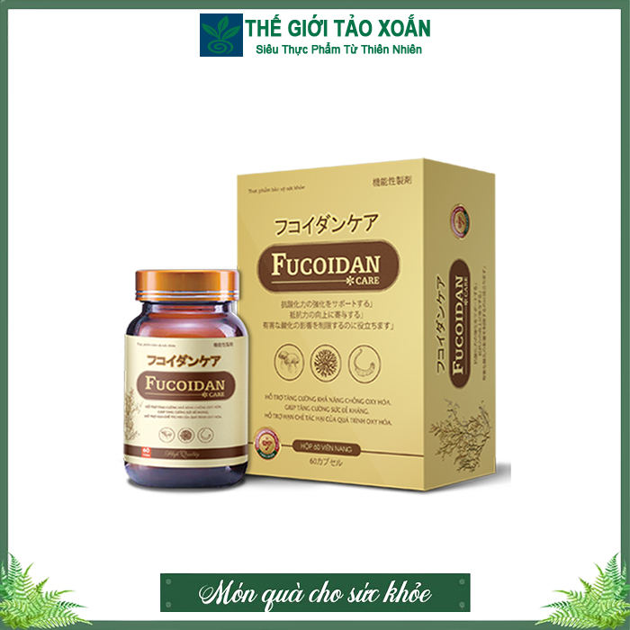 Viên uống tăng cường sức đề kháng Fucoidan Care, Hộp 60 viên