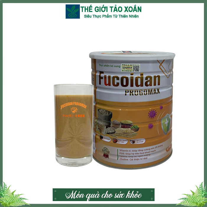 Thực dưỡng Fucoidan Progomax - dành cho bệnh nhân ung thư, người ăn thực dưỡng. Hộp 900g